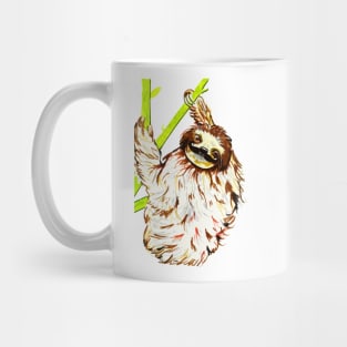 Sloth with moustache Mug